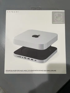 Satechi Stand Hub for Apple Mac Mini/Studio with SSD Enclosure - Picture 1 of 8