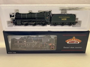 Bachmann 32-160 N Clase 2-6-0 Southern Steam Loco 1406 con licitación lateral pendiente - Imagen 1 de 3
