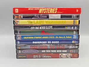 10 DVD Lot Vintage Classic Film Drama B-Movie Thriller Mystery Cult Rare Obscure - Picture 1 of 7