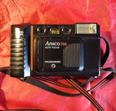Ansco 735 Programmed DX Auto Focus 35mm Film Camera Black - Image 1 of 4