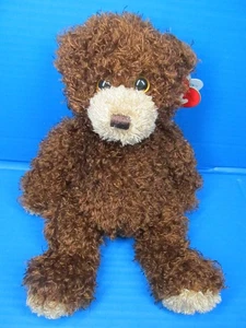 Ty Classic Shaggy the Curly Dark Brown Teddy Bear 12” Plush 2015 w/Tag - Picture 1 of 9