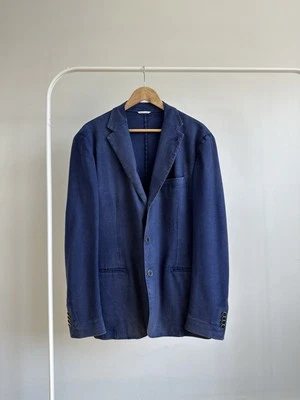 Blazer Versace Collection by Gianni Versace Azul Marino Lana Efecto Lavado Talla 54 Foto 1 de 4