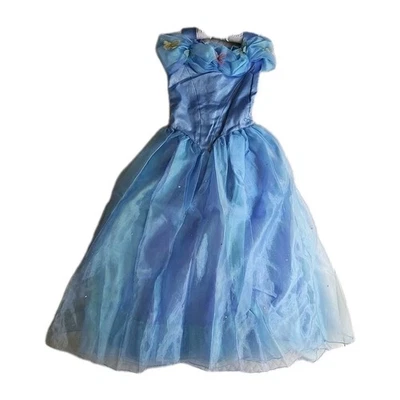 Disney Chasing Fireflies  Cinderella Live Action Costume Dress Sz Girls 12 NEW - Image 1 of 4