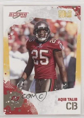 2010 Score Gold Zone /299 Aqib Talib #274 - Image 1 of 2