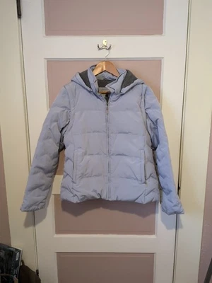 Mujer ESPRIT Ropa Exterior Plumón Chaqueta Chaleco Convertible Talla L Azul Claro Foto 1 de 4