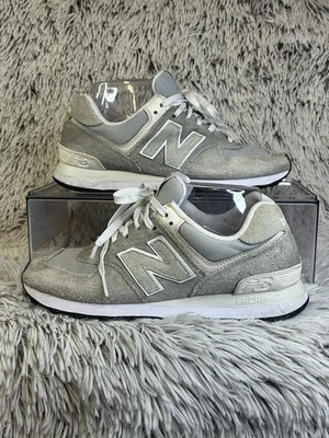 New Balance 574 ENCAP Shoes Women’s 6.5 Gray Rough Out Suede Lace Up Sneaker - Image 1 of 4