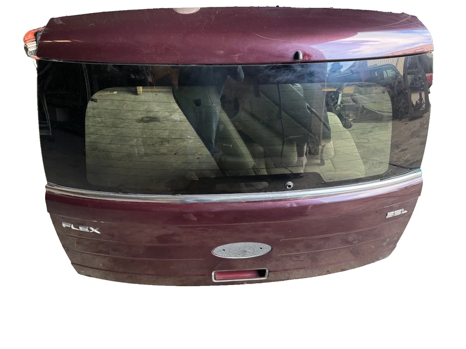 2009 Ford Flex rear back glass trunk lift gate hatch without cladding shell OEM Foto 1 de 4