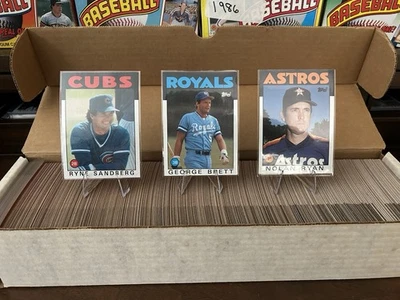 1986 Topps Baseball Complete Set NM-MT+ Will Clark Traded (RC) + All Stars! 🔥⚾️ - Image 1 of 4