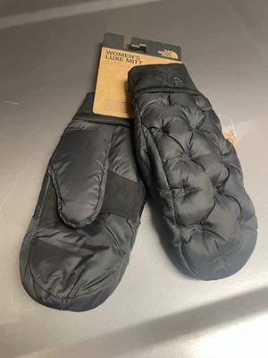 New With Tags North Face Luxe Women’s Mitten Black Size M - Image 1 of 4