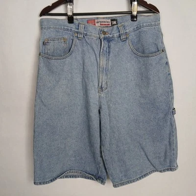 Vintage Y2K Bugle Boy Carpenter Shorts Size 36W Cream Skater Surfer Baggy Worker - Image 1 of 4