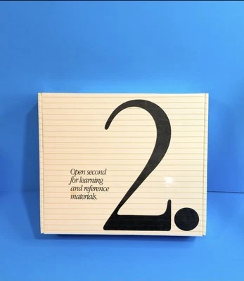 BRAND NEW!! Vintage Apple MAC Box 2 Second for learning and reference materials - Image 1 of 4