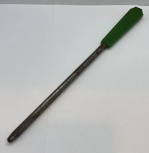 Vintage Green Bakelite Handle Steel Knife Sharpener Art Deco Mid Century Modern - Picture 1 of 12