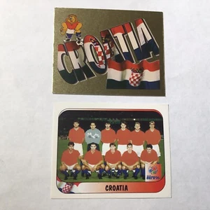 Merlin Euro 96 Kroatien Emblem #312 und Teamgruppe #313 Aufkleber - Bild 1 von 9