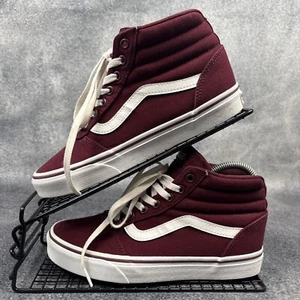 Scarpe da ginnastica alte Vans Old Skool marrone rosso bordeaux UK 4,5 - Foto 1 di 11
