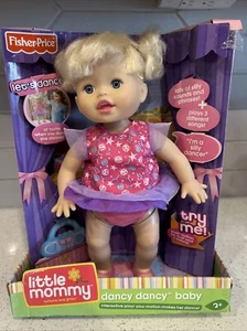 Mattel Fisher Price Little Mommy Dancy Dancy Interactive Doll 3 Songs New - Picture 1 of 9