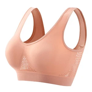 Yoga Beauty Sports Bras High Support Running Fitness Without Steel Rim For Women - Picture 1 of 19