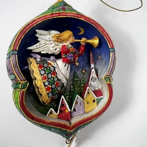 2008 Jim Shore A Heavenly Tune Ornament The Danbury Mint Ornament - Picture 1 of 5