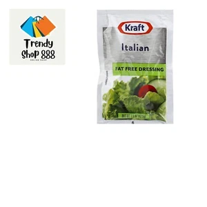 Kraft Fat Free Italian Salad Dressing Single Serve Packet 1.5 oz Packets, Pac... - Picture 1 of 2