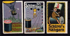 423164/ Lot Reklamemarken – Schürer´s Nähgarn - Bild 1 von 1