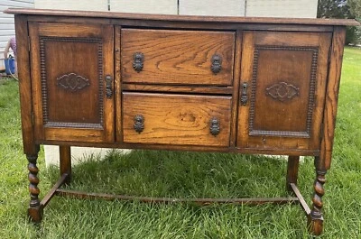 Antiguo aparador inglés jacobeo servidor buffet Foto 1 de 4