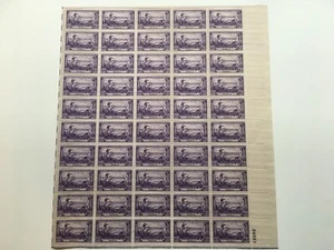 SC# 1003 MNH Sheet of Battle of Brooklyn 3 Cent Stamps - Picture 1 of 1