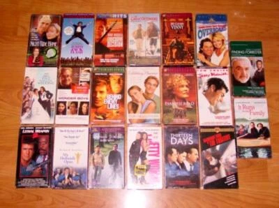 (20) Sealed VHS MOVIES : DRAMA COMEDY SUSPENSE Douglas Connery Roberts Gibson+++ - Image 1 of 4