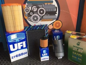 KIT TAGLIANDO LANCIA DELTA 1.6 MULTIJET MJT 4 FILTRI ORIGINALI 4 LT SELENIA 5W30 - Foto 1 di 1