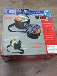 Grill N And Chill N 2 In 1 Combo BBQ Grill And Cooler Portable With Carry Bag