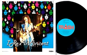 T-Rex-In Concert-LP–1981 Trio Records/Trash Japanese issue-Marc Bolan-AW-25012 - Picture 1 of 4