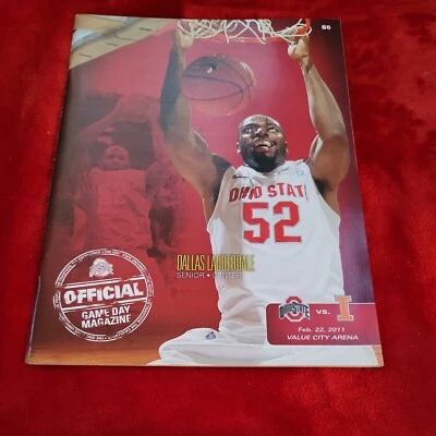 Feb 22 2011 Ohio State vs. Illinois Basketball Ofc GameDay Mag-Dallas Lauderdale - Image 1 of 4