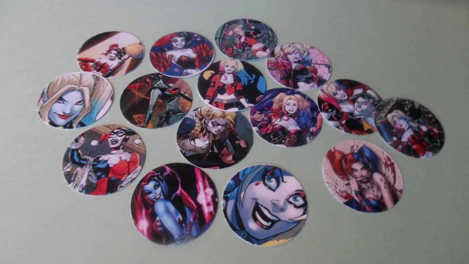 ¡Imágenes precortadas de una pulgada! Harley Quinn Envío Gratis en EE. UU. Foto 1 de 1