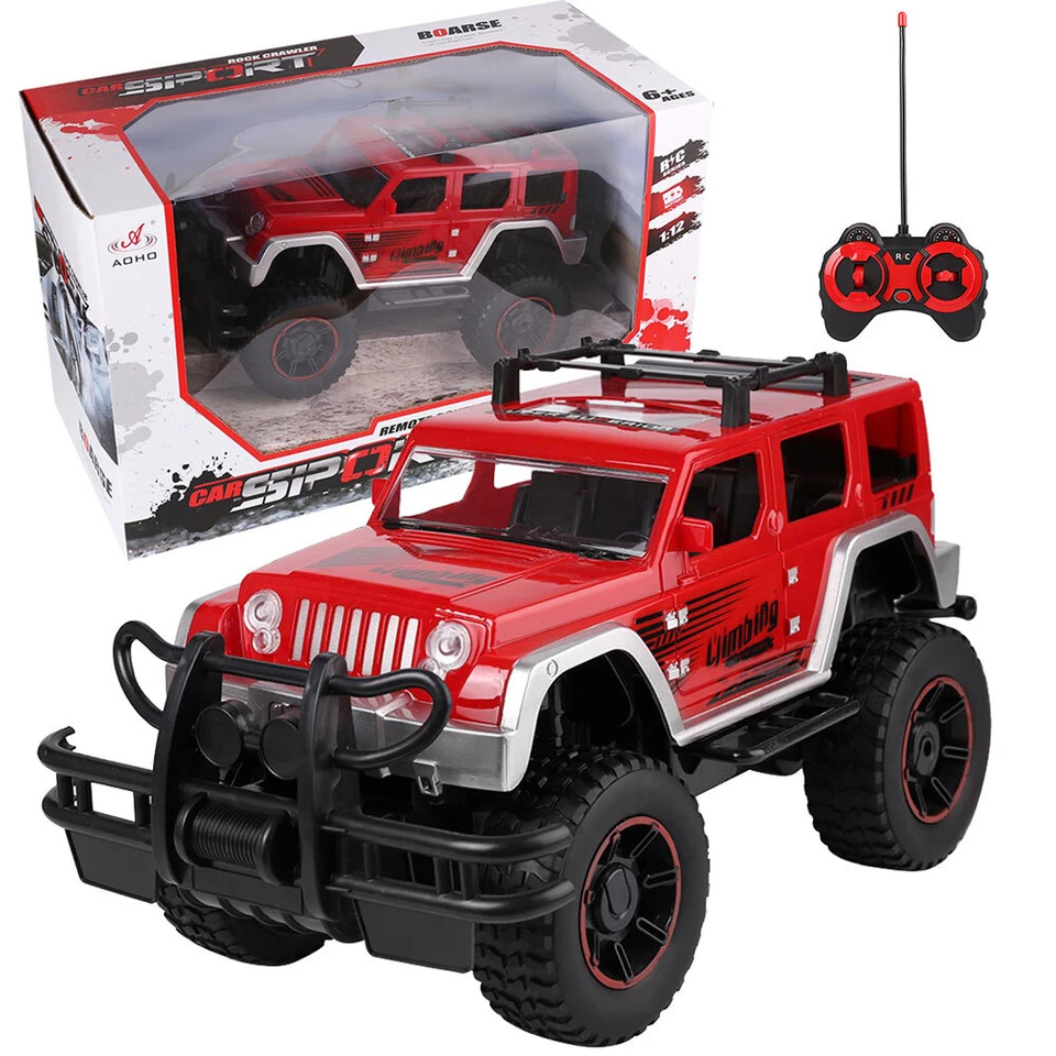 1/12 Scale Kids RC Remote Control High Speed All Terrain Off-Road Truck Toy Gift - Image 1 of 4