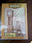 Zestaw zegarków dziadka brązowy CHRYSNBON Domek dla lalek Miniatura w skali 1:12 US SHIPPER