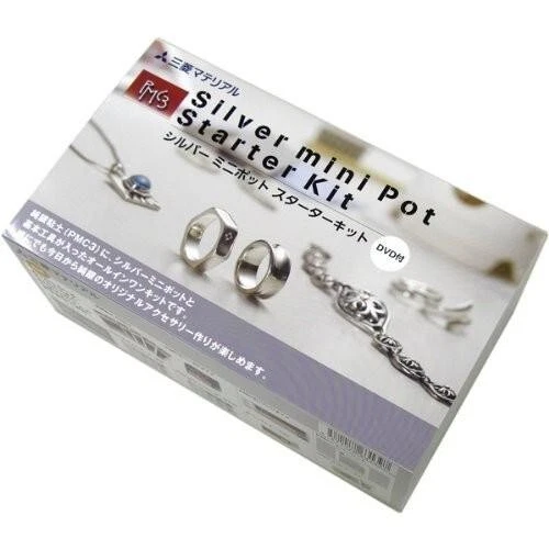 Mitsubishi Materials Sterling Silver Clay Pmc3 Mini Pot Starter Kit 32254161