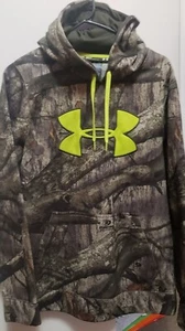Under Armour Pullover Hoodie - Mossy Oak Treestand - Scent Control Small Loose - Picture 1 of 4