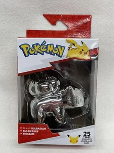 Pokemon 25th Year Anniversary Bulbasaur Silver Battle Figur Jazwares 2021 - Bild 1 von 6