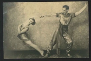Postcard - Dance Duo - c 1905 - Picture 1 of 1