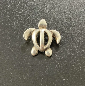 Vintage Sterling Silber Schildkröte Anhänger zierlich durchbrochen - Bild 1 von 5