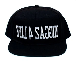 Gorra de ala plana Niggaz 4 Life EFIL4ZAGGIN Eazy E Compton NWA Dr. Dre - Imagen 1 de 3