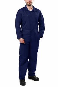 Kolossus Men's Long Sleeve Coverall Mechanic Jumpsuit - Picture 1 of 22