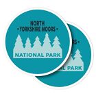 2x Vinyl Stickers North York Moors National Park #60674