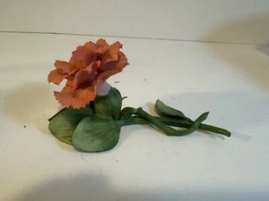 Garden Porcelain Sculpture Collection Carnation Flower Figurine - Picture 1 of 15