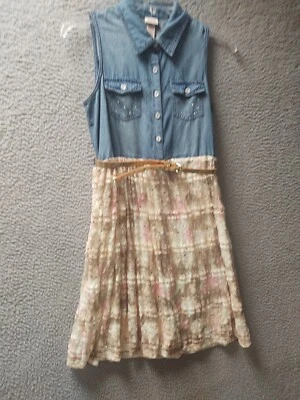 Vestido Justice Niñas Talla 14 Multicolor Lentejuelas Forrado Con Cinturón Fiesta de Hadas Nuevo con Etiquetas Foto 1 de 4