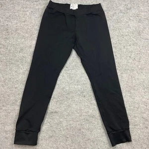 Adidas joggers womens L pants reigning champ Athleisure sweatpants comfy black - Picture 1 of 14