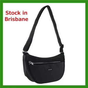 Pierre Cardin Slash Proof Anti-Theft RFID Nylon Crossbody Bag Handbag Black New! - Picture 1 of 8
