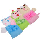  3 Pcs Portable Body Scrubber Baby Washcloths Bath Gloves Cute