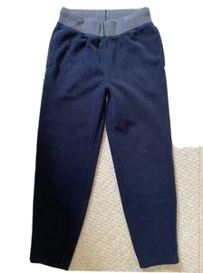 EUC Gap Boys Navy Fleece Sweat Pants Elastic Waist Size Large 10 - Picture 1 of 4
