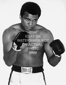 MUHAMMAD ALI 1960 OLÍMPICOS DE VERANO EE. UU. CALIDAD BOXEO IMPRESIÓN FOTO CAJA ARCILLA 2 - Imagen 1 de 1