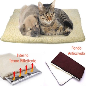 TAPPETINO TAPPETO TERMICO CUSCINO RISCALDANTE PLAID CANE GATTO COPERTA CALDA PKR - Foto 1 di 6