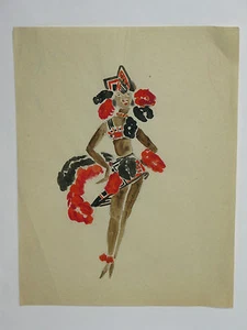 SULTAN & FAVORITE-PORTRAIT/ CARICATURE-LAVIS -ORIGINAL attribué à ZIG-1900/30' - Bild 1 von 1